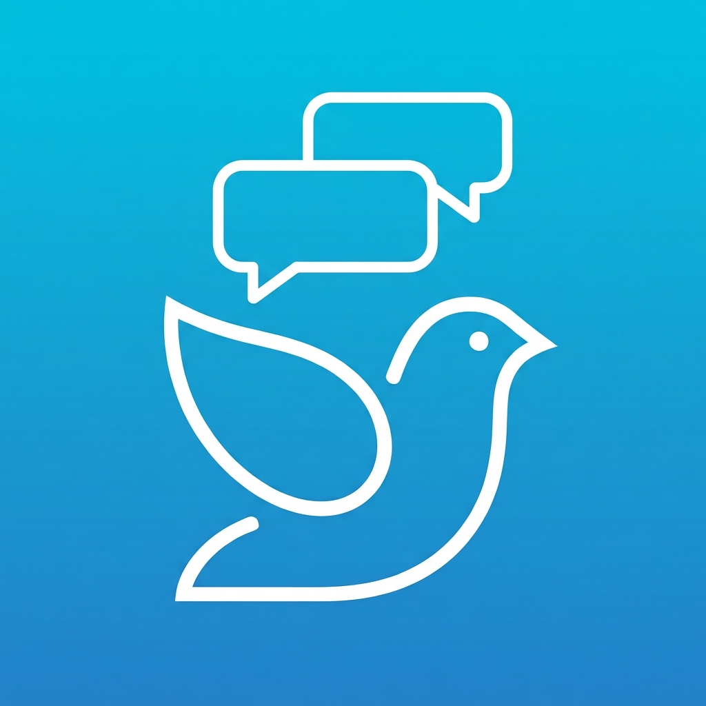 NoteDove app icon: a white dove on a coral square